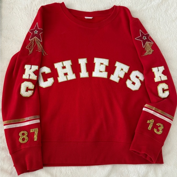 Amazon Essentials Red Women's Crew Neck Sweater - Picture 1 of 3
